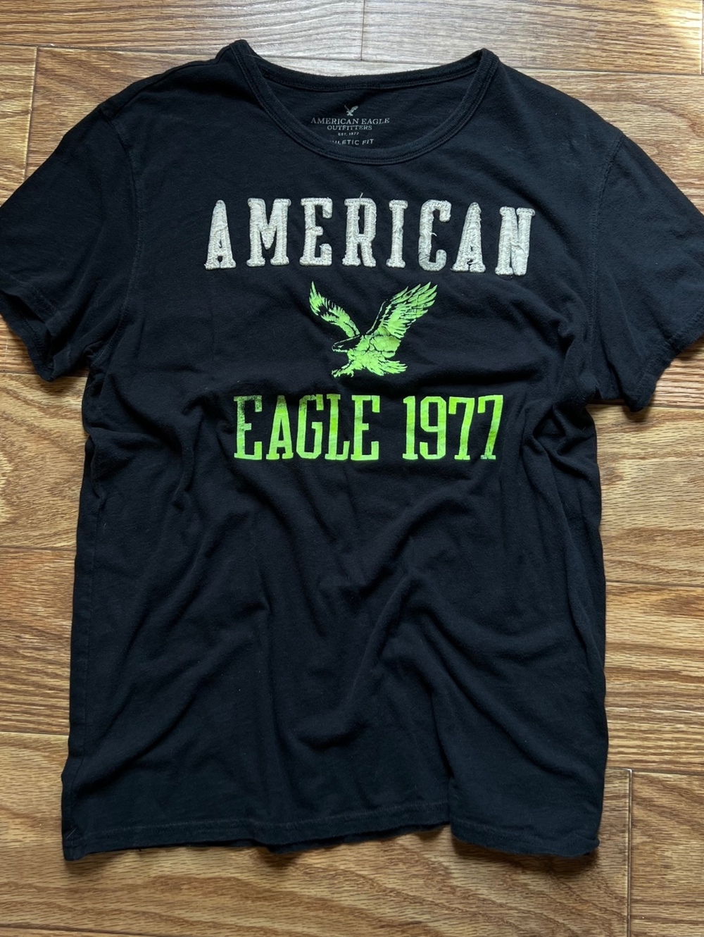vintage y2k american eagle 1977 graphic tee streetwear grunge skater shirt